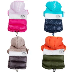 Abrigo impermeable acolchado de invierno para perros y gatos