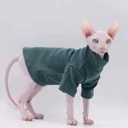 Jersey térmico algodón para gato Sphynx y Devon Rex Abrigo de invierno
