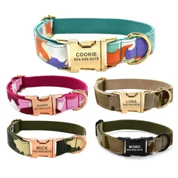 Collar personalizado para perros con grabado gratis y correa a juego