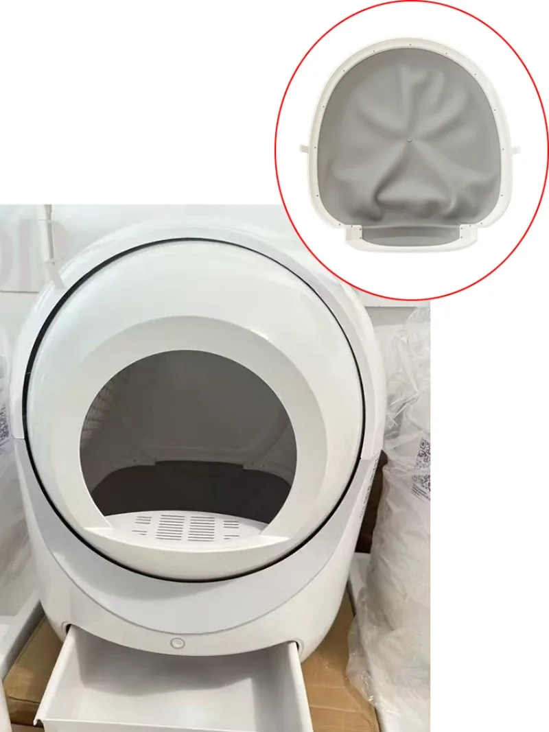 Detalle de la superficie de silicona flexible