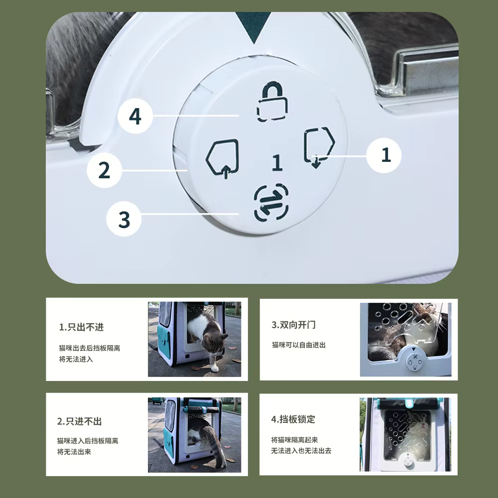 Bolsa de viaje multifuncional para gatos – Mochila y nido amplio - imagen 3