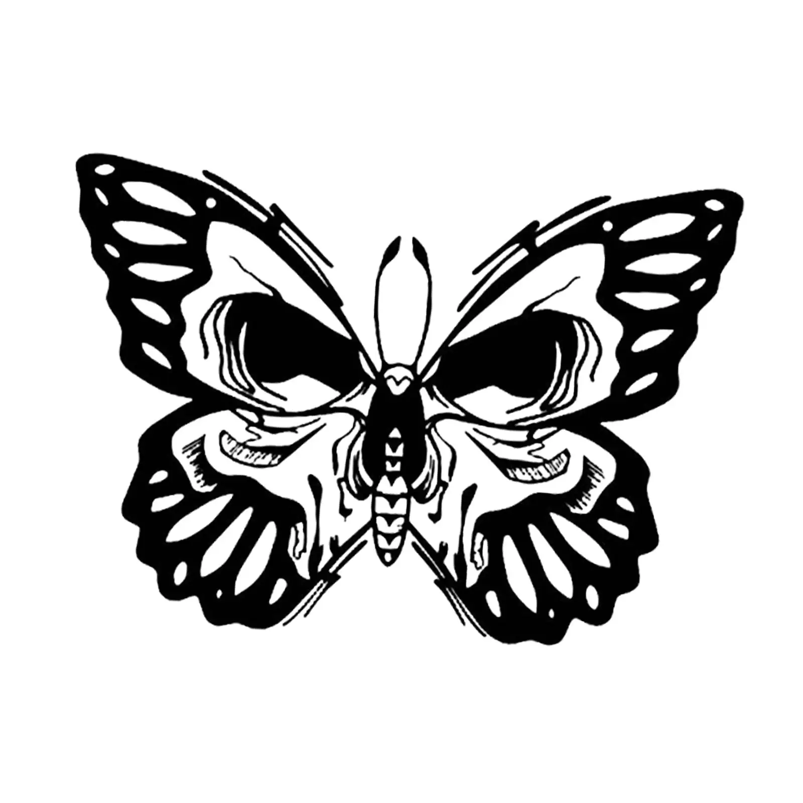 Mariposa metálica de pared: decoración para gatos y perros - imagen 2