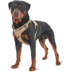 Arnés táctico para perros grandes – Reflectante con mango de control