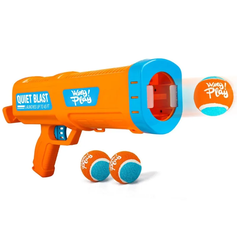 Lanzador manual de pelotas de tenis para perros – Juguete interactivo - imagen 5