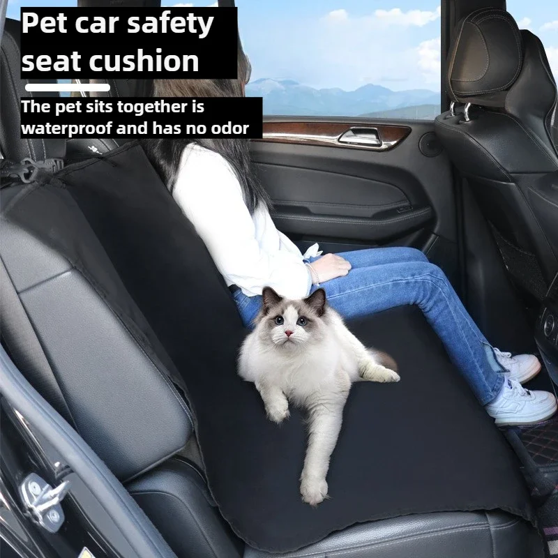 Funda para asiento trasero de coche, estera para perro, manta, hamaca, almohadilla de viaje para cachorros, Protector duradero para mascotas, almohadillas impermeables para coche y camión - imagen 2