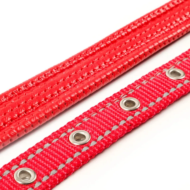 Collar para perro, collares ajustables para mascotas, Collar reflectante para perros, Protector de cuello, collares de nailon para entrenamiento de caminar, accesorios para mascotas - imagen 5