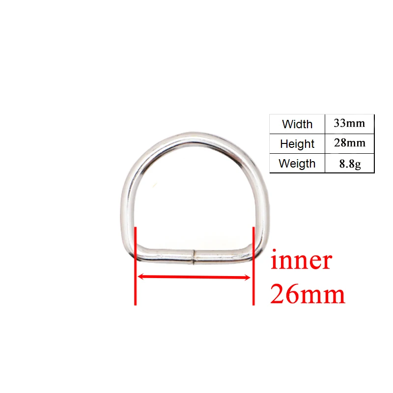 1 unidad DIY para Collar de perro costura equipaje 3,0 Ccm costura 2,0 cm botón manual hecho a mano 1,5 cm anillo D semi anillo hebilla Accesorios - imagen 5