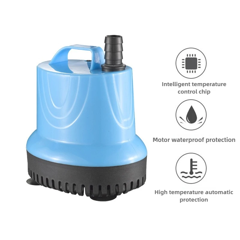 Bomba de agua para pecera, protección impermeable, bomba sumergible, peceras, acuario, estanque silencioso, accesorios, suministros para pecera - imagen 2