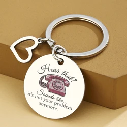 Regalos de addio para compañeros de trabajo, mujeres, los mejores regalos de jubilación para compañeros de trabajo, jefe, divertido compañero de trabajo, llavero de regalo