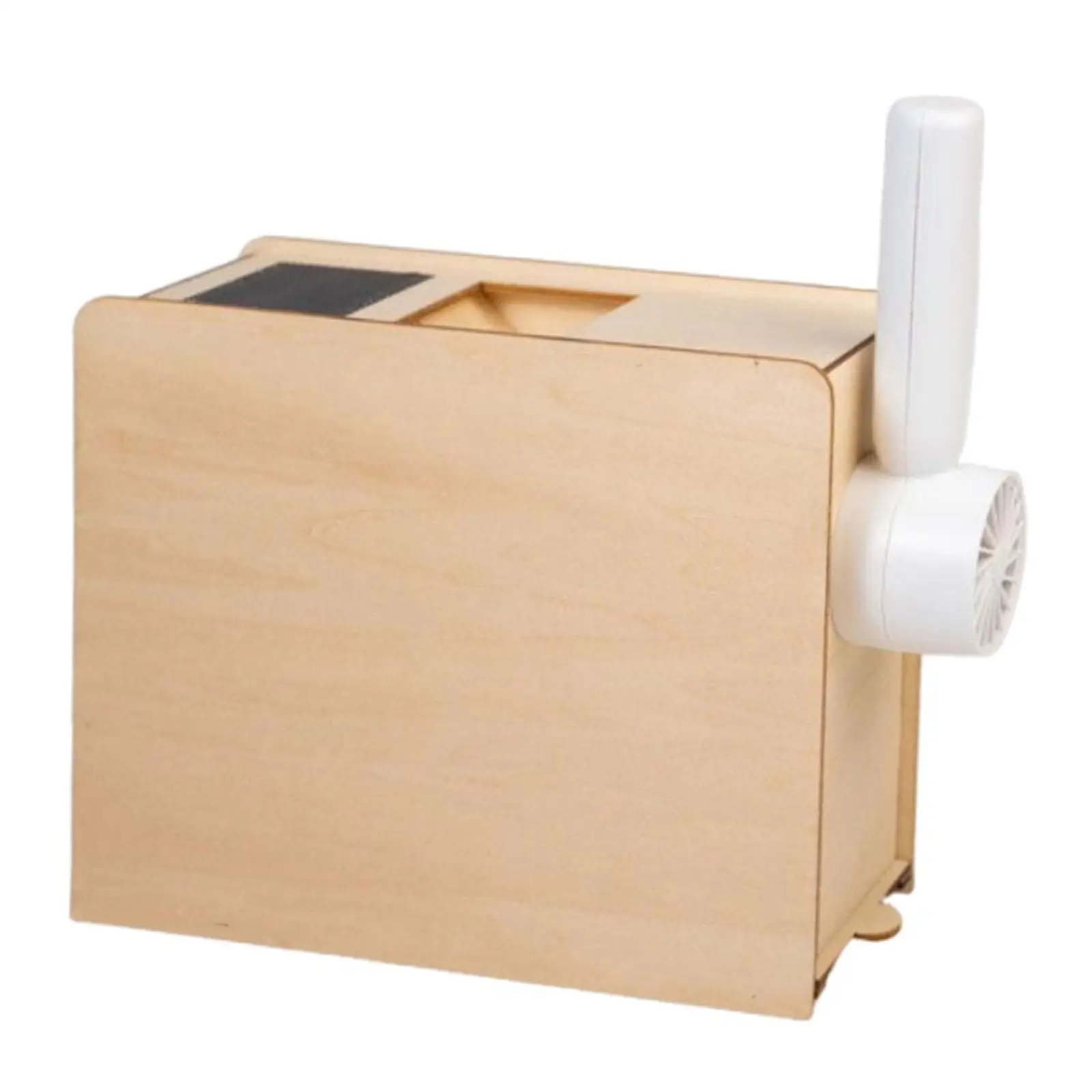 Separador de cáscara de mijo, máquina de soplado de alimentos para pájaros, práctica máquina divisora de granos de madera Manual para granja, patio, granos de mijo - imagen 2