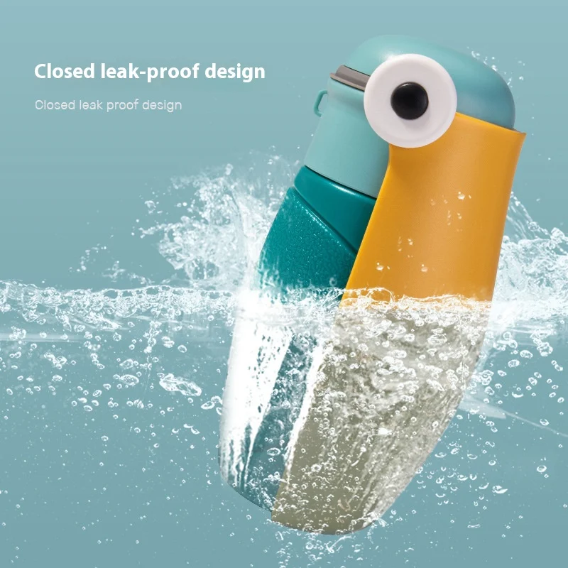 Botella de agua plegable portátil para mascotas, dispensador de agua ecológico a prueba de fugas para perros y gatos, para viajes y senderismo - imagen 3