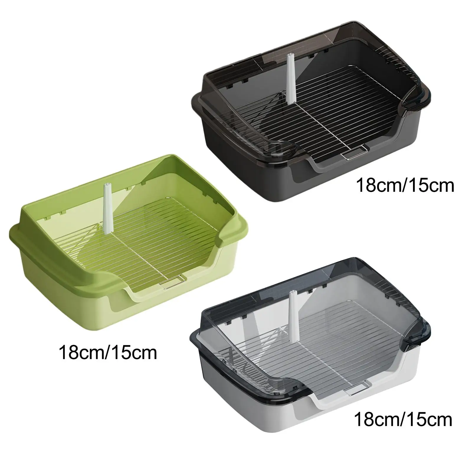 Pets Litter Box Pans Homes Easy Clean Loo Training Pads Toilet Dog Toilet Training Potty Tray for Puppy Small Medium Large Dog