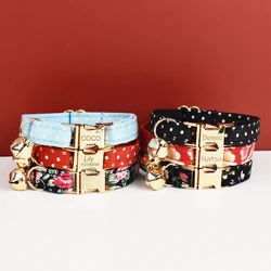 Collar lazo para gato – Ajustable y personalizadas con nombre