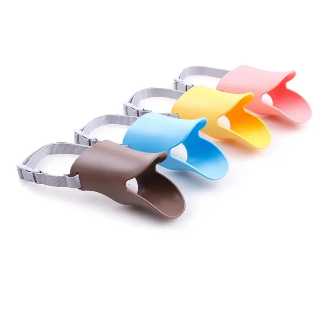 Bozal de silicona para perro, máscara antimordedura para dejar de ladrar, bozales para perros pequeños y grandes, accesorios para mascotas - imagen 4