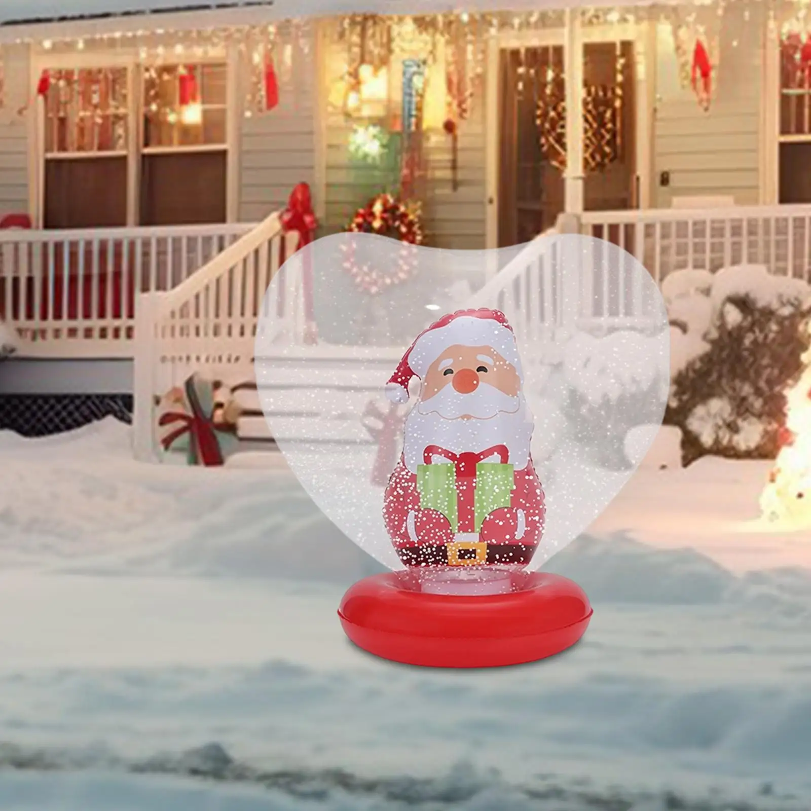 Inflatable Christmas Ball Decoration Hung or Placed Decorative PVC Bauble Hanging Ornament Xmas Blow up Ball for Mall Party Lawn