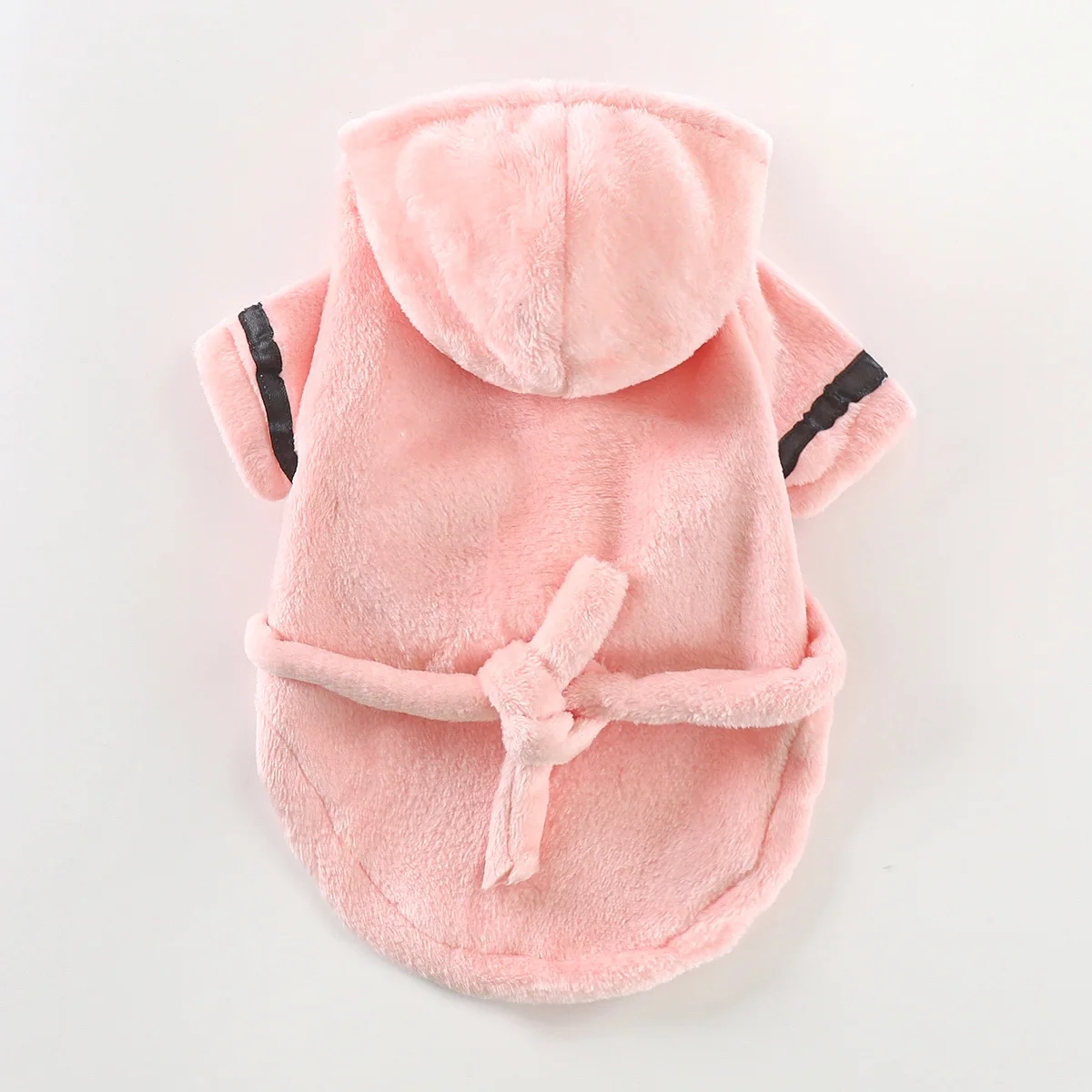 Albornoz para perros con capucha: pijama de secado rápido para mascotas y bata de dormir para gatos, toalla de baño suave para perros pequeños y grandes después de la ducha - imagen 5