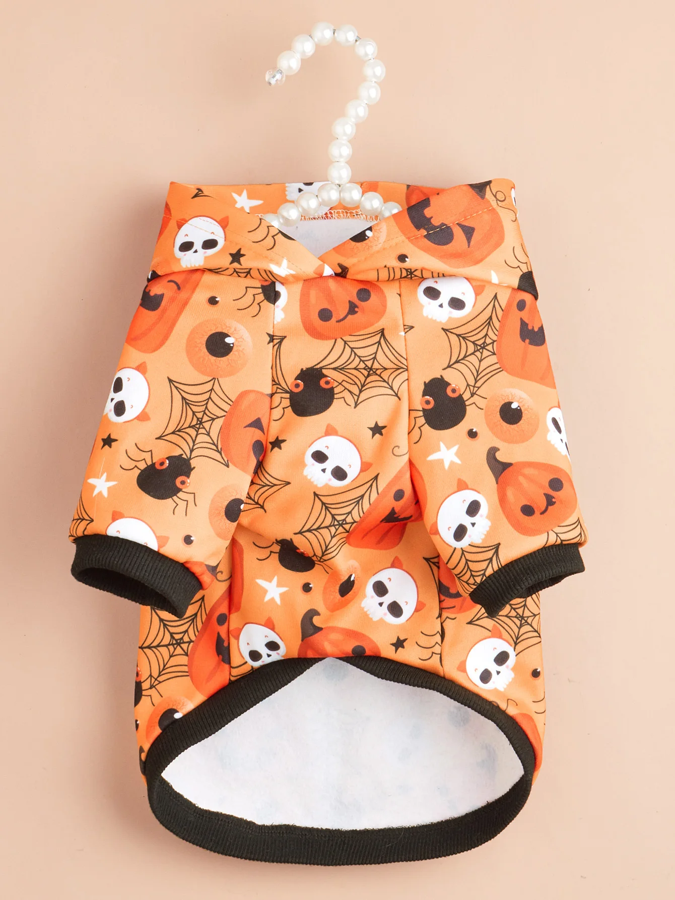 Disfraz sudadera Halloween para perro y gato pequeño – Calabaza - imagen 4