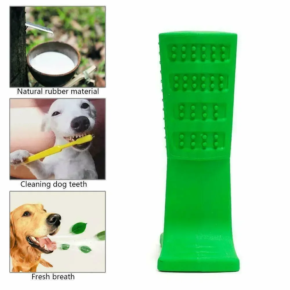 Cepillo dental para perros y cachorros con juguetes de goma prácticos - imagen 5