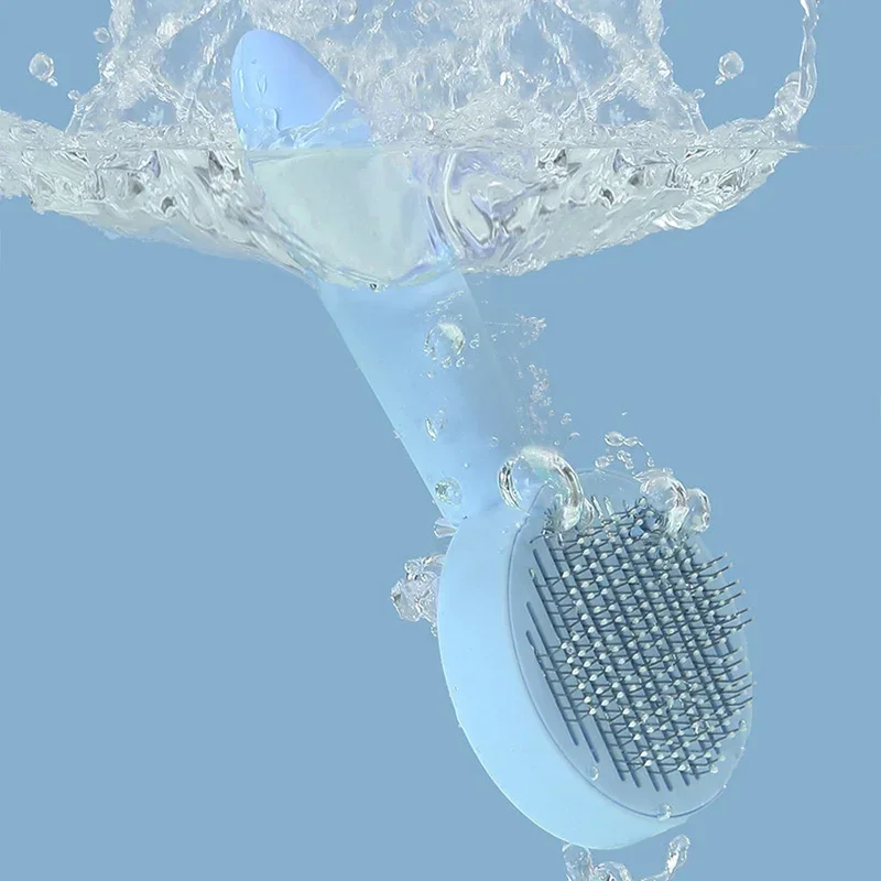 Cepillo para gatos para perder pelo largo y corto, autolimpiante, cepillo rebanador para mascotas, cepillos de masaje para el cuidado de gatos, peine para el cuidado de perros - imagen 5