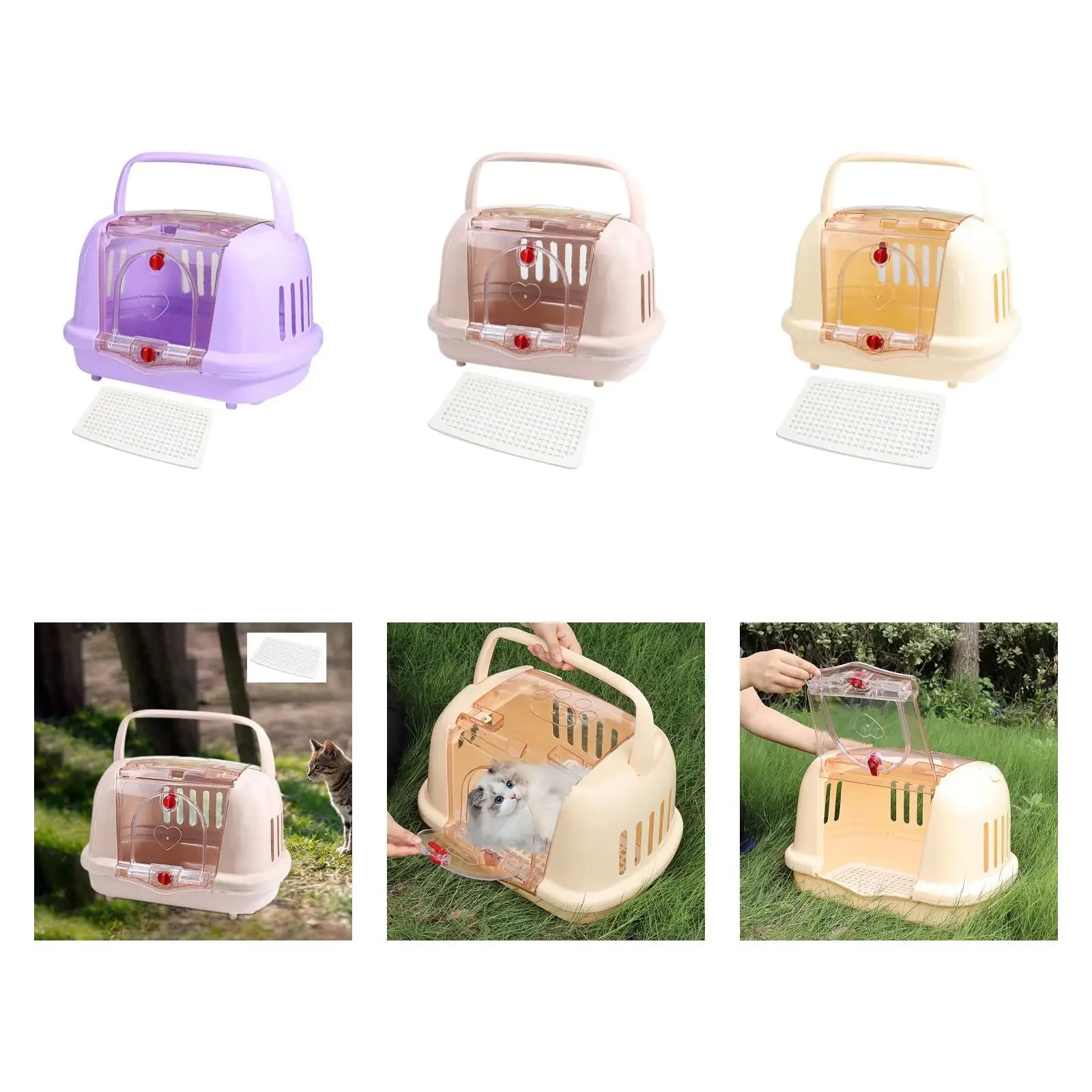 Pet Travel Carrier Ventilation Sturdy Dog Kennel for Dog Kitten Airline