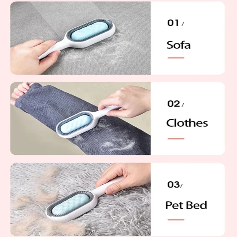 Eliminador de peine para perros y gatos, elimina el pelo, limpieza de perros y gatos, peine masajeador para cepillo, accesorios de aseo suave - imagen 4