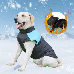 Chaqueta abrigada para perros contra viento y frío de invierno