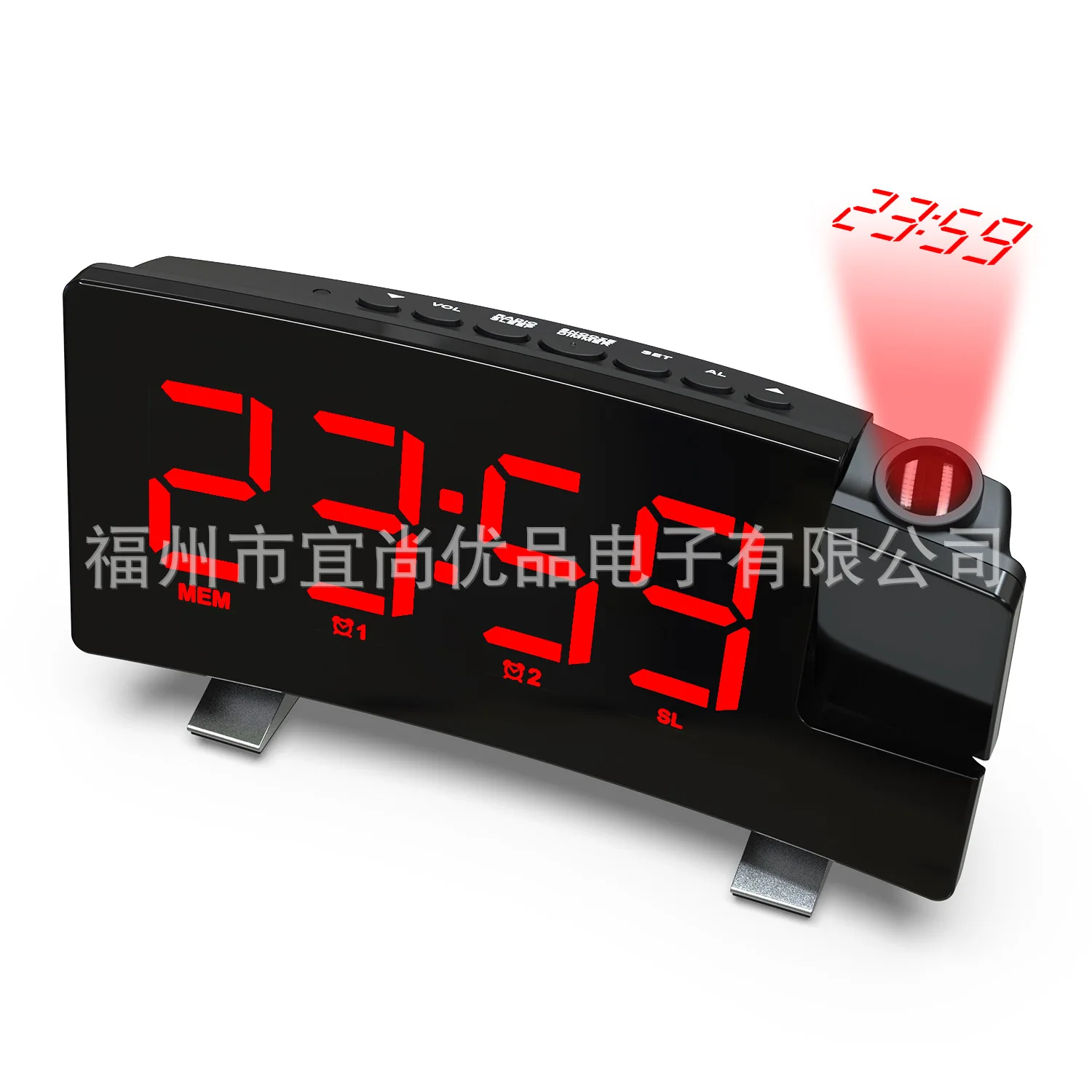 Reloj despertador con proyección para gatos y perros – pantalla LED - imagen 3