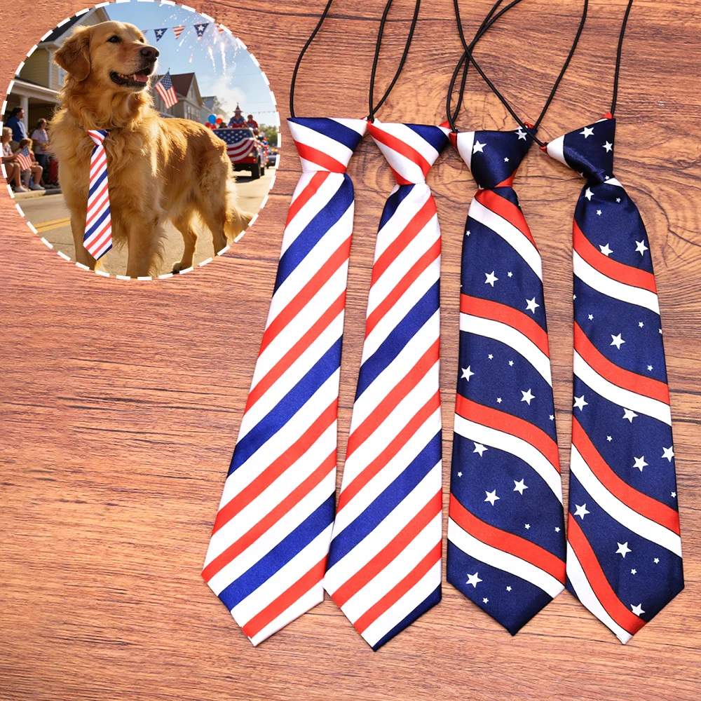 Corbatas cuatro de julio para perros – Lazos fiesta cachorros - imagen 5