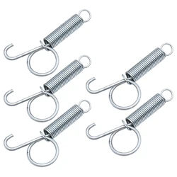 Gancho de resorte metalico multifuncion para puertas de jaulas de aves