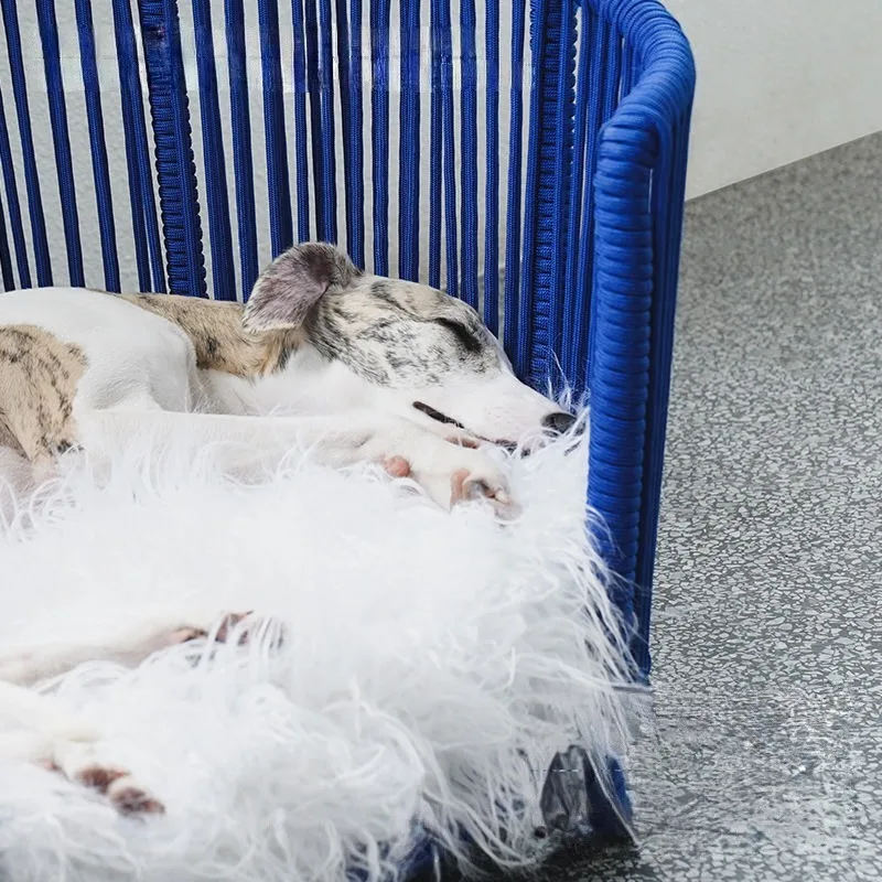 Cama para gatos hecha a mano, estera de dormir duradera y resistente, con cuerda tejida, para mantener el calor en invierno, productos para mascotas - imagen 2