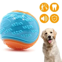 Pelota masticable con sabor a carne para perros – Resistente y duradera