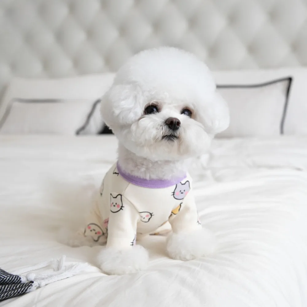 Mono con estampado de cuatro patas para protección del hogar, mono bonito para gato, perro y mascota, ropa cálida para Otoño e Invierno - imagen 2