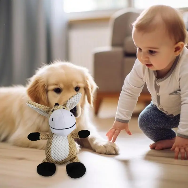 Juguetes de peluche para masticar para perros y mascotas, calmante, resistente al desgarro, para limpiar los dientes, refugio para mascotas, hogar - imagen 4