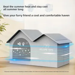 Casa climatizada para gatos y perros – Refugio fresco verano