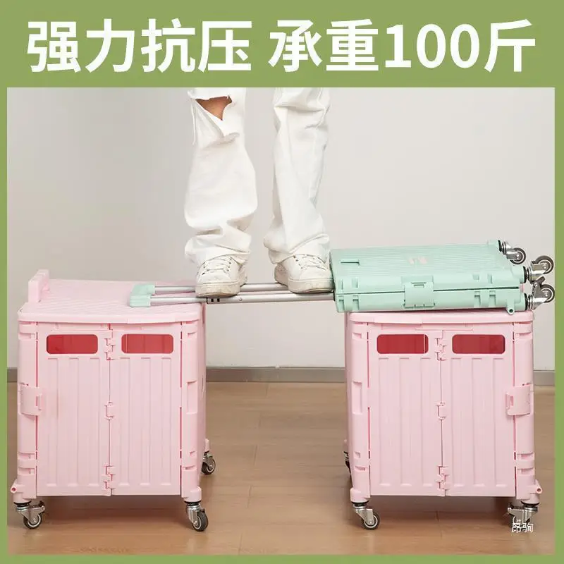 Bolsa plegable ligera y inteligente para gatos, carrito para perros y gatos, cochecitos de compras para mascotas pequeñas, suministros para perros - imagen 3