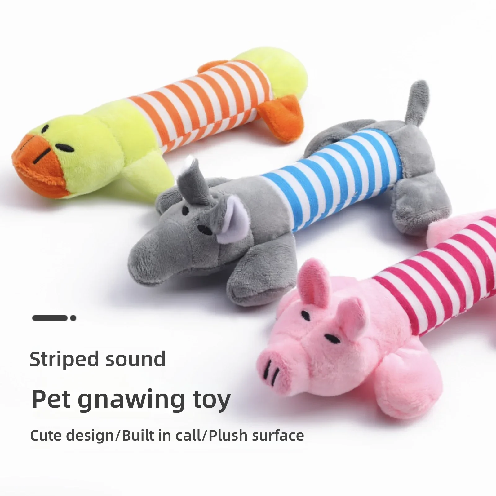 Peluches con sonido para gatos y perros – Resistentes a mordeduras y alivian el estrés - imagen 2
