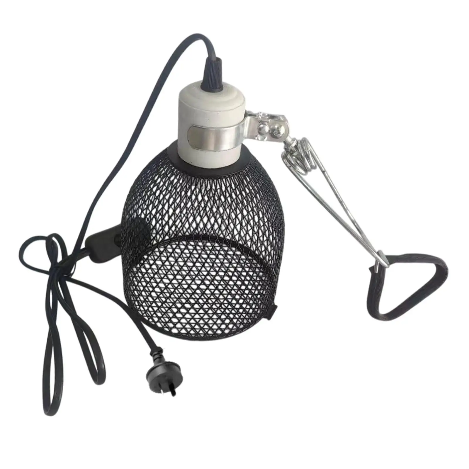 Reptile Heating Lampshade Lamp Shade Protection Heater Guard Reptile Heating Lamp Holder for Parrot Amphibians Pet Snake Cage
