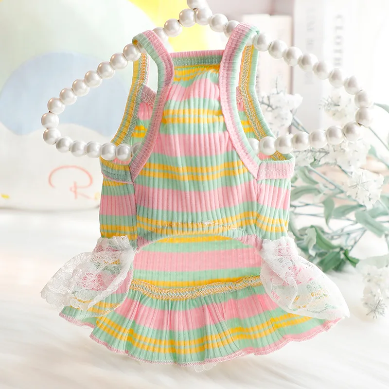 Vestido verano con encaje para perros pequeños – Chihuahuas y Yorkshire - imagen 4