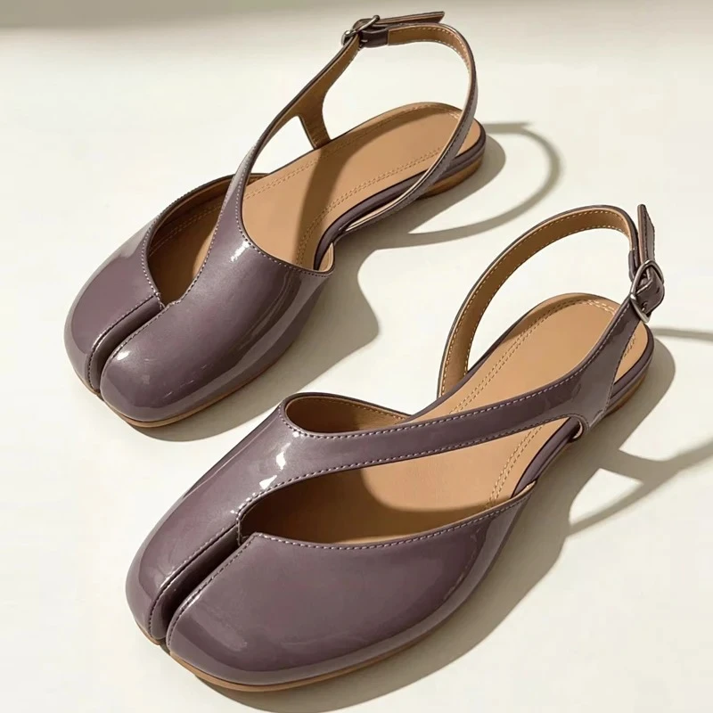 Sandalias Planas Tabi de Lujo para Mujer - Verano en Piel Sintetica - imagen 5