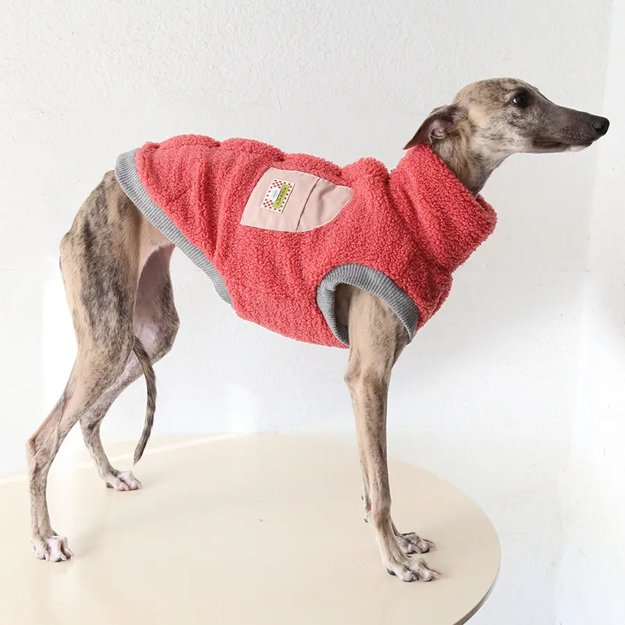 Chaqueta polar cálida para galgos, Whippet y galgo italiano – Invierno - imagen 3