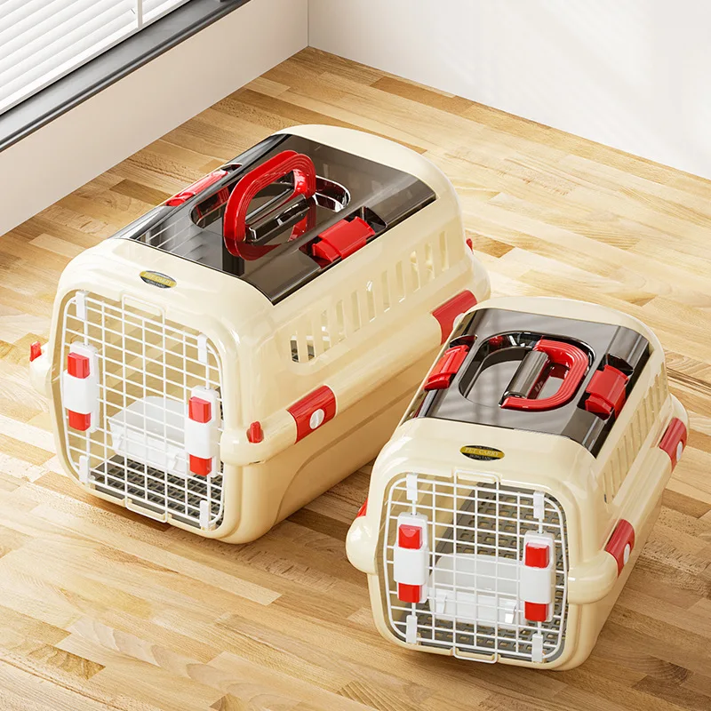 Transportín portátil ventilado para perros y gatos – Ideal en viajes - imagen 2
