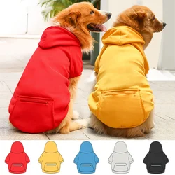 Chaqueta con capucha para perros grandes - ropa de otoño e invierno
