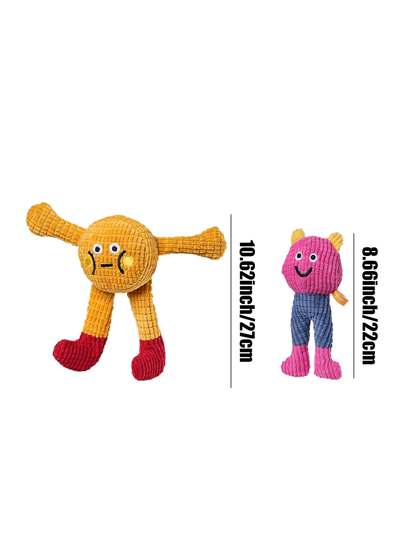 Lindo juguete para masticar para perros y gatos chirriantes para limpieza de dientes, juego interactivo, diversión duradera para morder a las mascotas - imagen 3