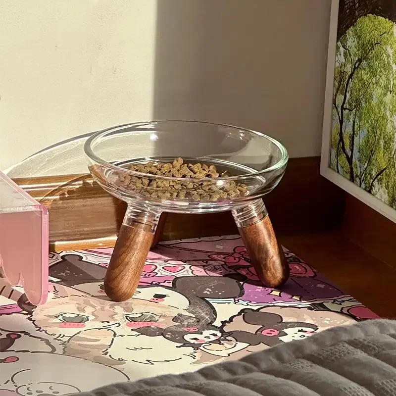 Cuencos de vidrio estables para perros, cuencos para beber agua de gran diámetro, protección Ne, cuencos de alimentación para mascotas - imagen 2