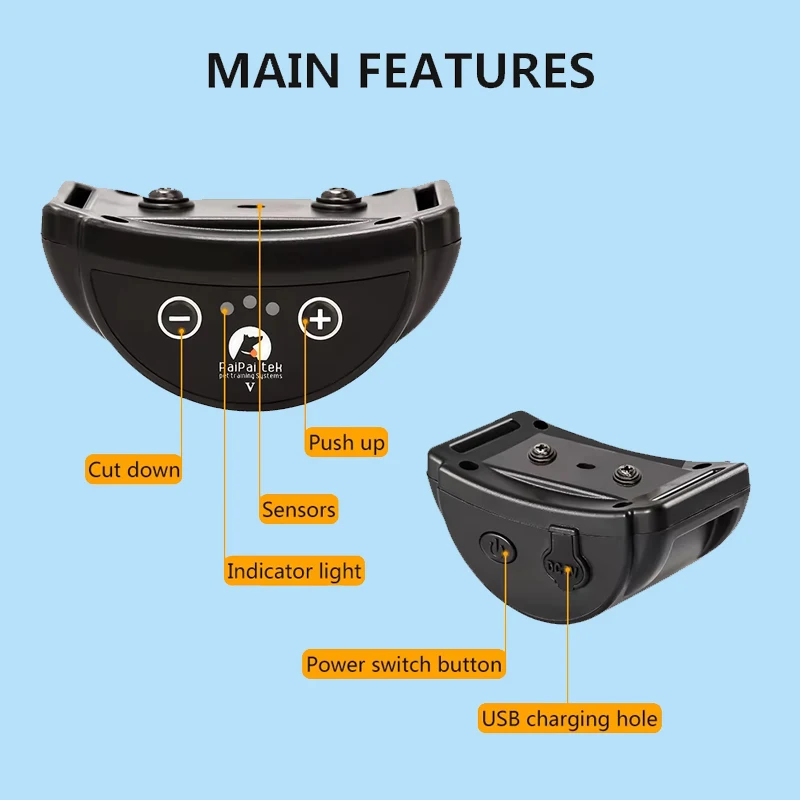 Collar automático antiladridos para perros, tapón para ladridos recargable, Collar de entrenamiento eléctrico seguro y eficaz para perros, sin golpes - imagen 3