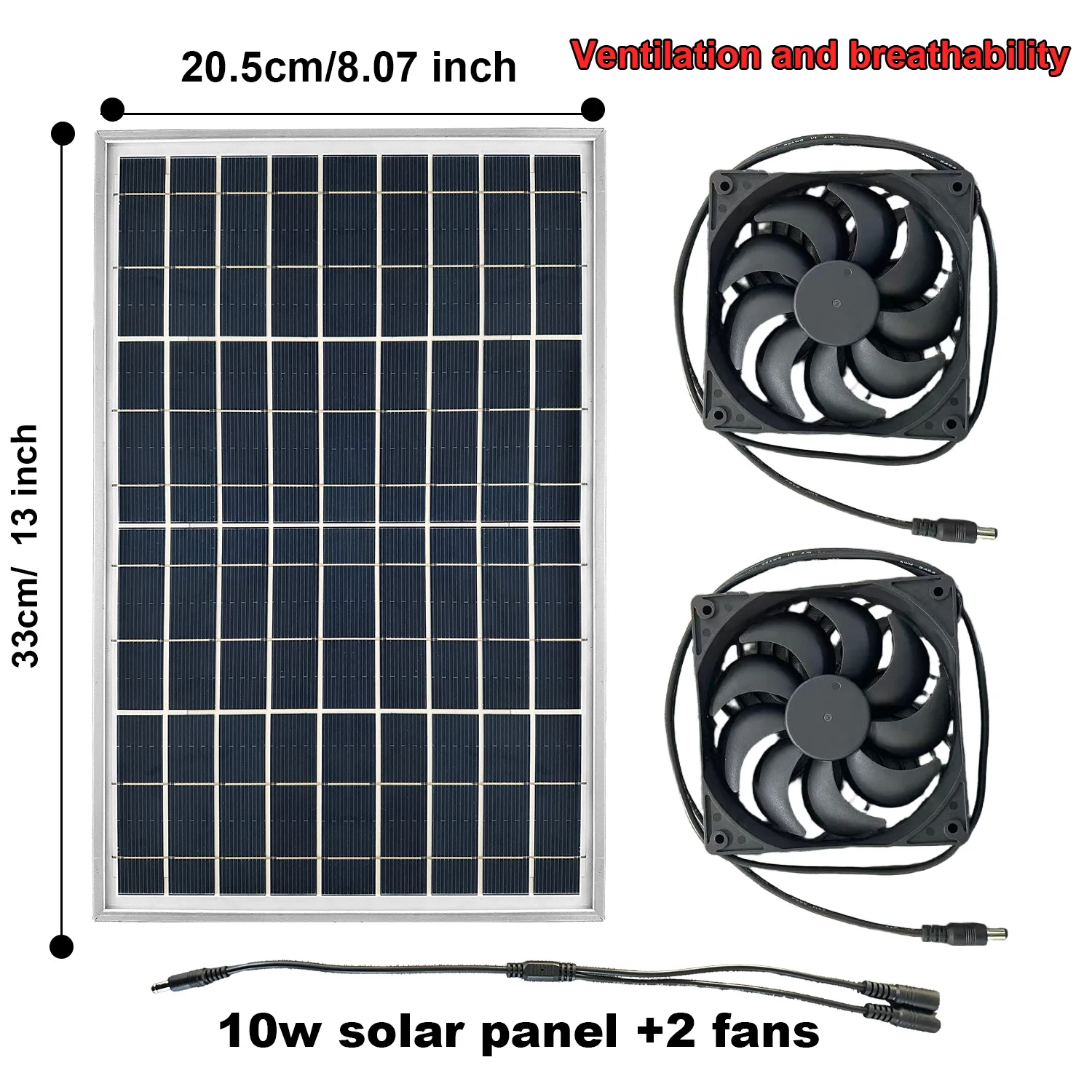 Ventilador solar portátil para gatos y perros – Uso exterior - imagen 5