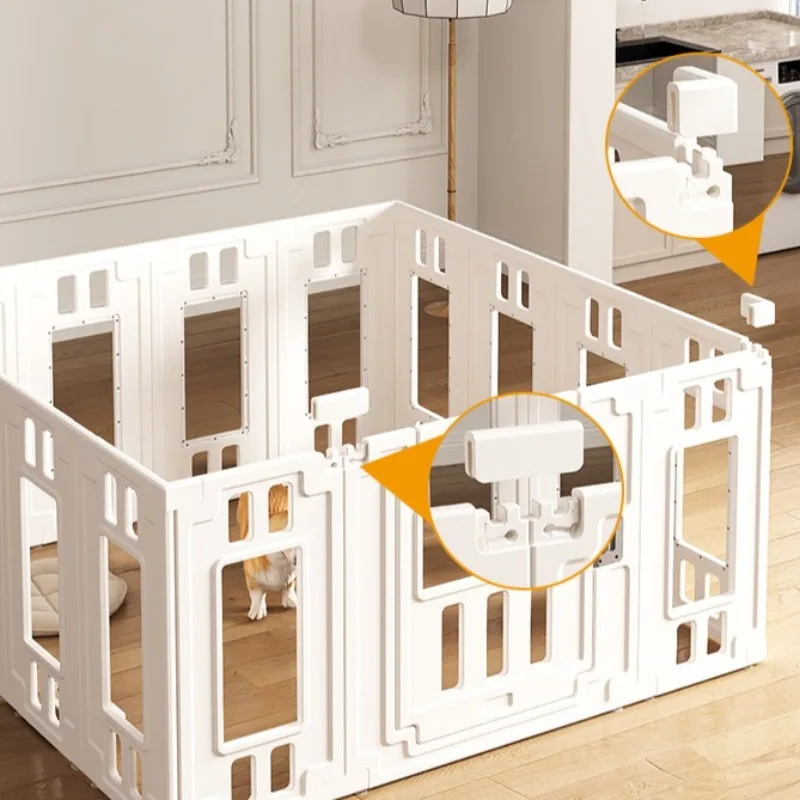 Corral interior desmontable de plástico para perros pequeños y gatos - imagen 5
