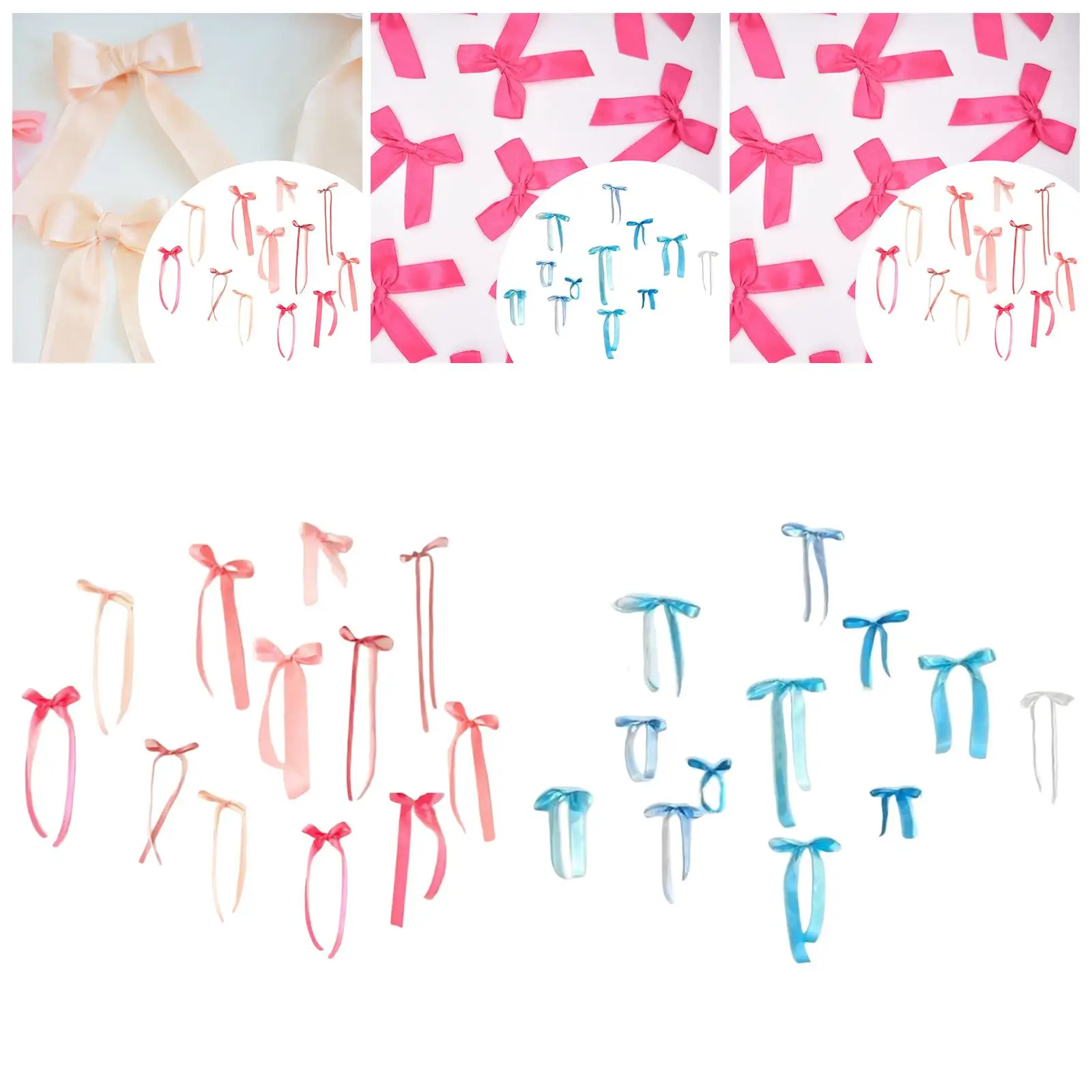 12x decoración de pared con lazo, fondo resistente, fondo decorativo, lazo de cinta DIY para dormitorio, habitación, suministros para fiestas, despedida de soltera, cumpleaños - imagen 4