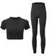 tshirt pants-black