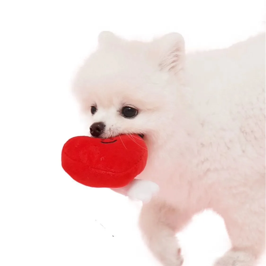 INS Pet Plush Love Bone Bb llamada comida oculta para perros, fabricación de sonidos para comer lentamente, accesorios para perros, juguetes de peluche para cachorros, productos para mascotas - imagen 3